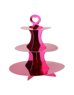 Etagere Karton 3 Laags Roze