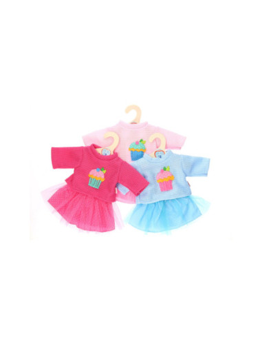 Poppen Pullover met Rok 35-45 cm