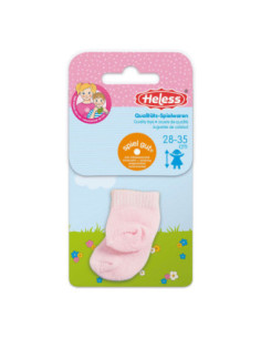 Poppensokken Roze 28-35 cm