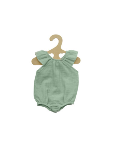 Poppenbody  Mintgroen met Ruches...