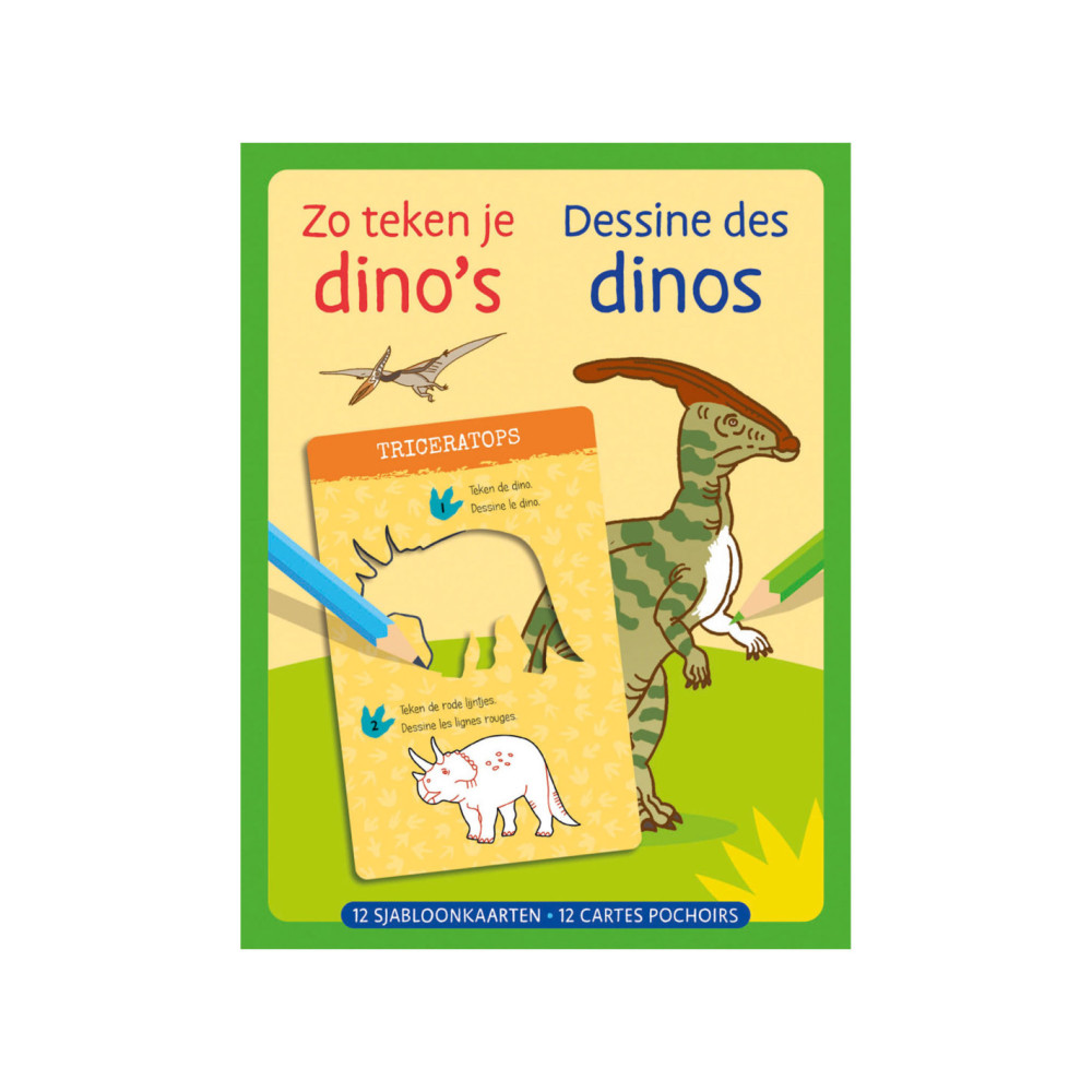 Sjabloonkaarten Zo teken je Dino's