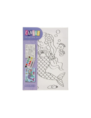 Canvas Schilderset - Zeemeermin