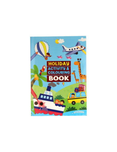 A4 Kleur- en Activiteitenboek Vakantie