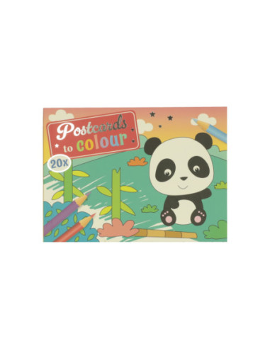 Postkaarten Kleuren Wilde Dieren