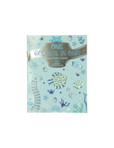 One in One Kleurboek Blauw