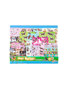 Mega Stickerset Paarden 500st.