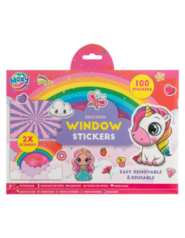 Raamstickers met 2 Sticker Scenes -...