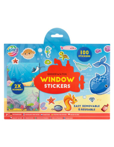 Raamstickers met 2 Sticker Scenes -...