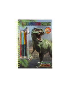 Dino Kleurboek met Potloden