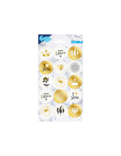 Stickervel Goud