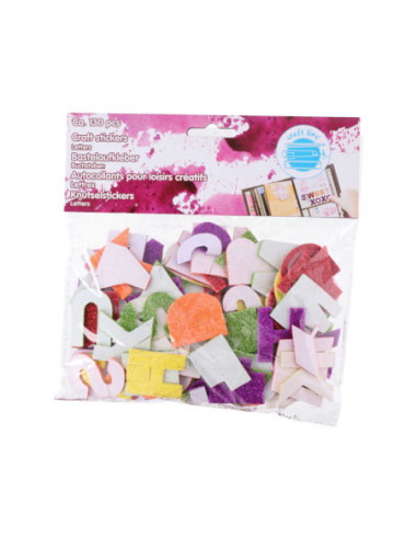 Knutsel Stickers Alfabet 130st.