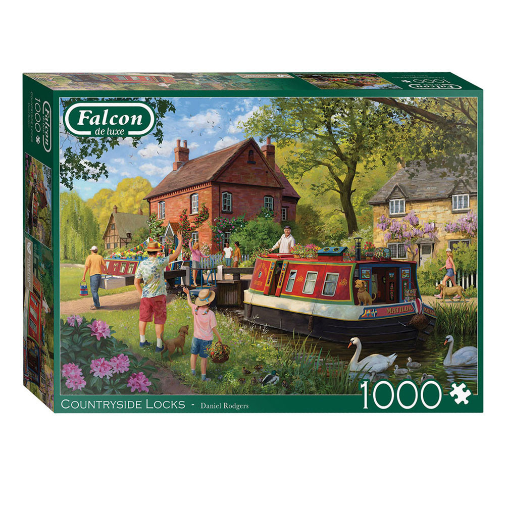 Falcon Legpuzzzel - Countryside Locks 1000st.