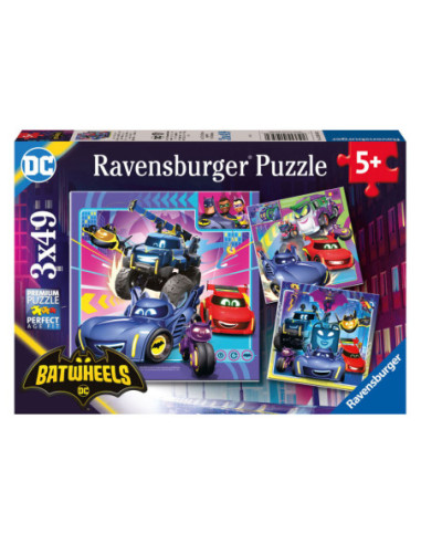 Legpuzzel Batwheels 3x49st.