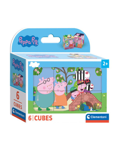 Clementoni Blokpuzzel Peppa Pig 6st.