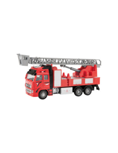Metal Pull-back Brandweerwagen 1:38