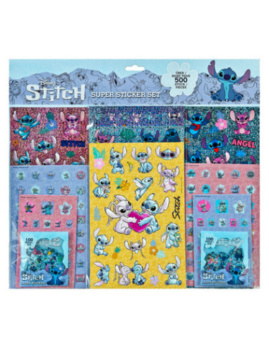 Super stickerset Stitch 500dlg.