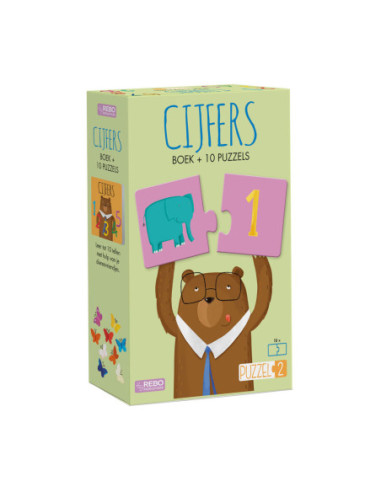 Puzzel2 - Boek Cijfers met 10 Puzzels