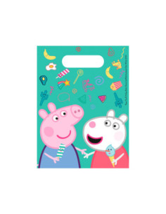 Uitdeelzakjes Peppa Pig 6st.