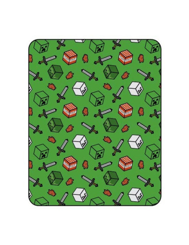 Flanel Deken Minecraft 110x150cm