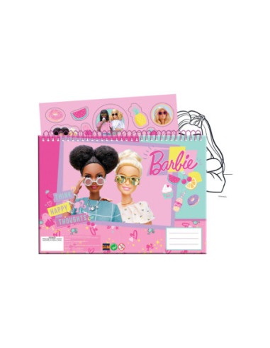Tekenblok Barbie 40 Vellen incl....