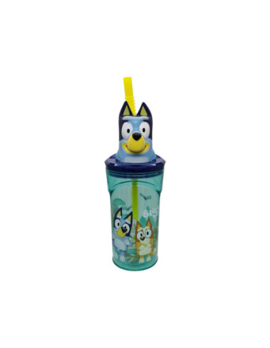 Rietjesbeker Bluey 3D Figuur 360ml