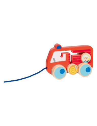 Goki Houten Trekfiguur brandweer 112