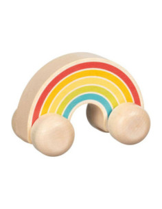 Goki Houten Voertuig Regenboog