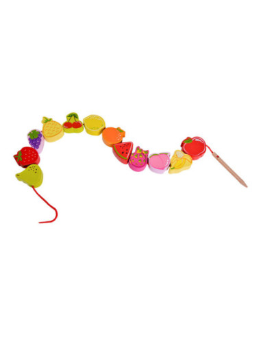 Classic World Houten Rijgkralen Fruit...