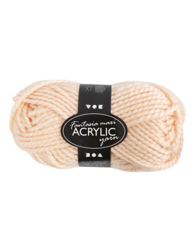Fantasia Acrylgaren Licht Beige 35m