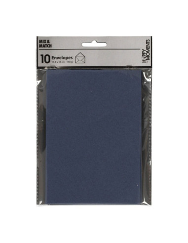 Envelop Blauw 115x15cm 10st.