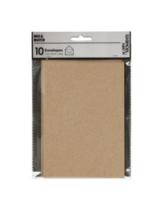 Envelop Naturel 115x15cm 10st.