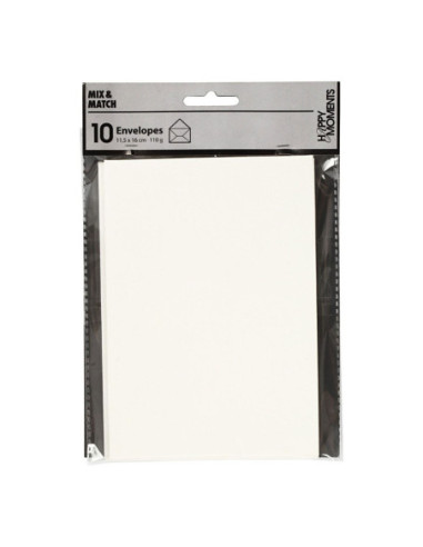 Envelop Off-white 115x15cm 10st.