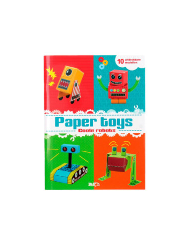 Paper Toys Knutelsboek - Coole robots