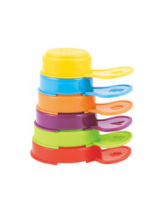 Stapelbekers met Handvat 6dlg.