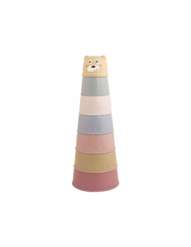 Stapelbekers Pastel 6dlg.