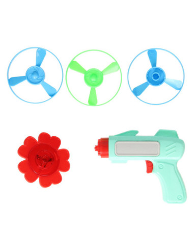 Afschiet Pistool met Propellers 5dlg.