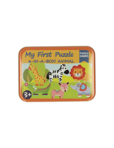 Mijn Eerste 6 Puzzzels in Blik -...