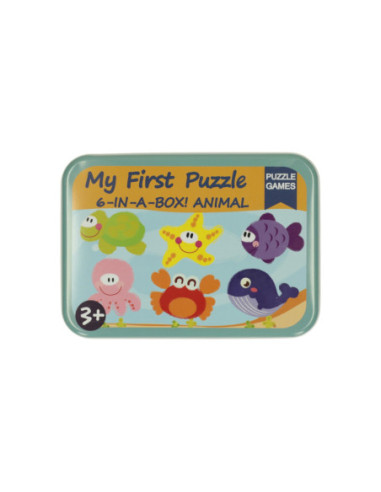 Mijn Eerste 6 Puzzzels in Blik -...