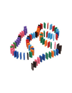 Houten Dominostenen 120st.