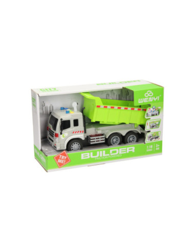 Truck met Kiepwagen met Licht en Geluid
