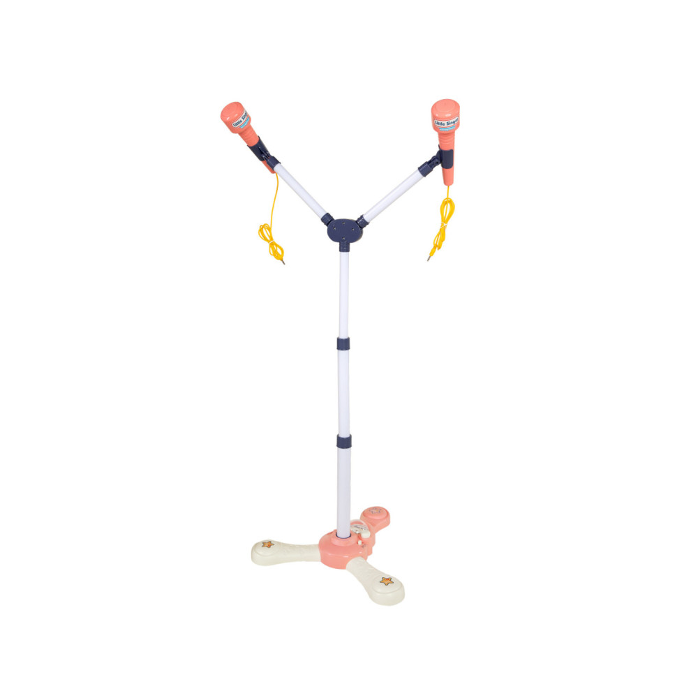 Duo Microfoon Standaard Roze