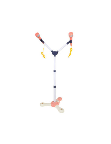 Duo Microfoon Standaard Roze