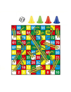 Snakes & Ladderspel Klein