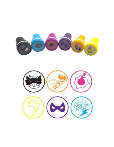 Stempel Superhelden 60st.