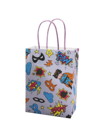 Geschenktasjes Papier Superhelden