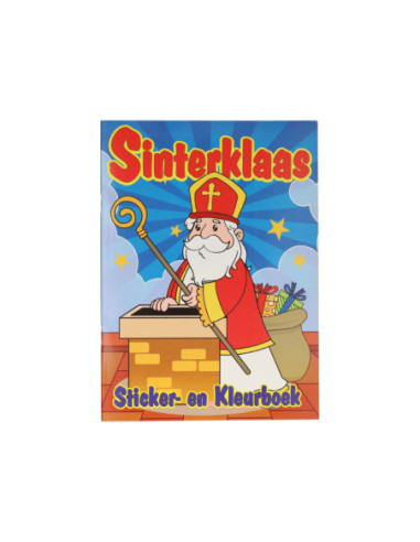Sinterklaas Sticker- en Kleurboek