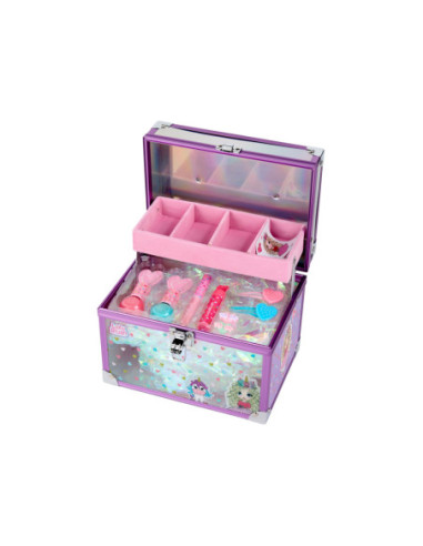 Lulu Blush Make-Up Koffer Transparant