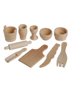 Houten Keukengerei 50dlg.