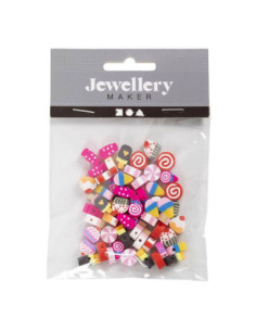 Figuurkralen Zoetigheden 60st.