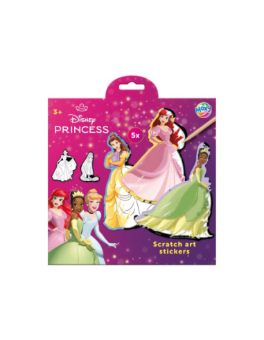 Scratch Art Stickers - Disney Prinses...